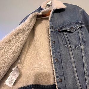 New never worn trucker jacket